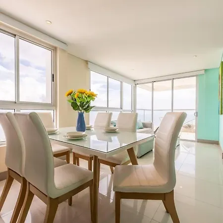 29th Floor Beachfront In Bocagrande! Apartamento