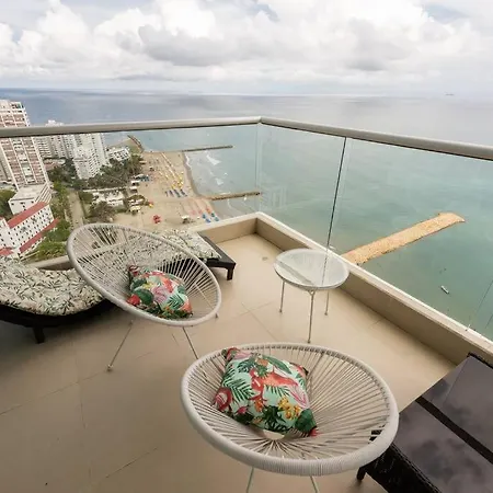29th Floor Beachfront In Bocagrande! Apartamento