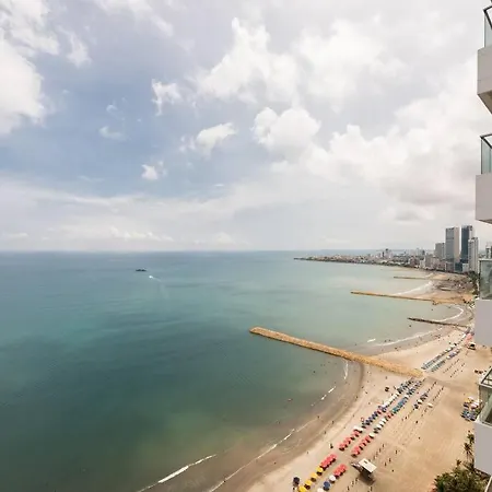 29th Floor Beachfront In Bocagrande! Apartamento